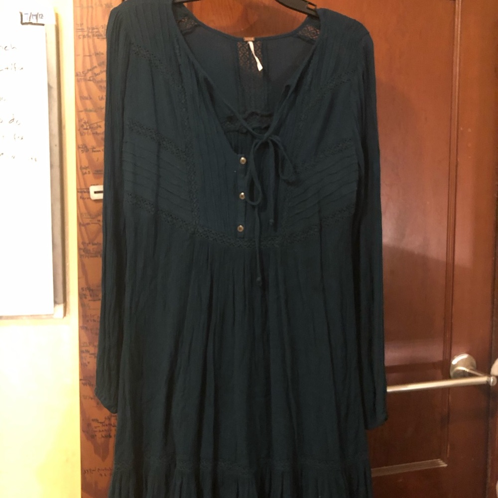 Free People mini dress boho style